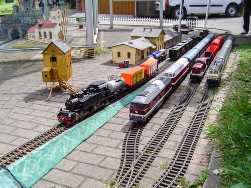 Gartenbahn Bahnhofsvorplatz