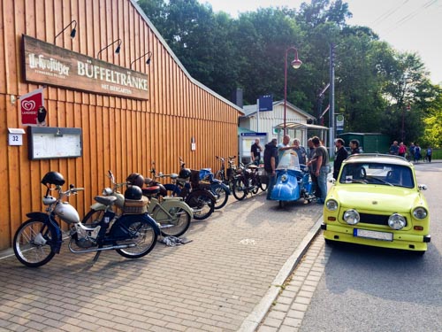 spontan auch Oldtimer zu Gast