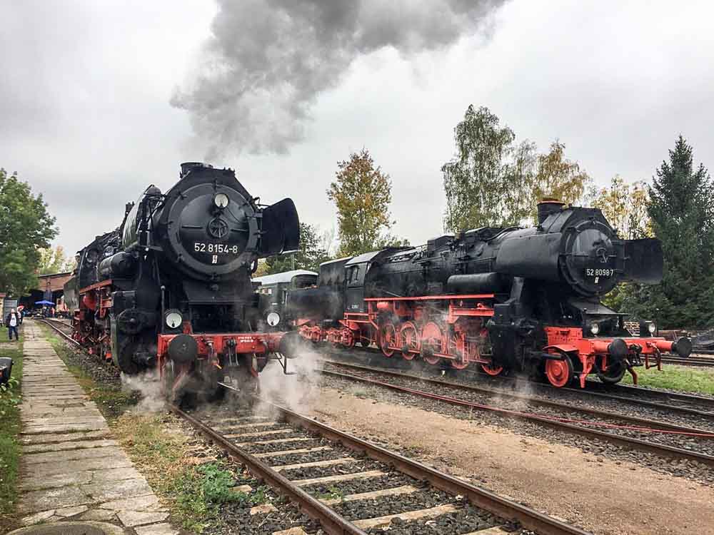 Fhrerstandmitfahrten auf der Dampflok