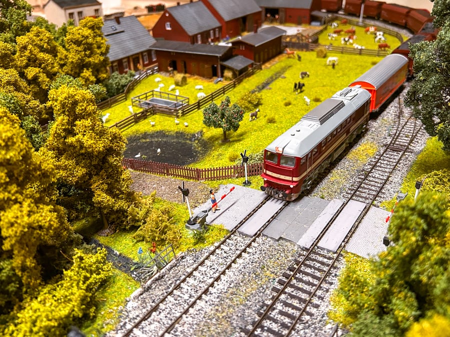 Der Bahnhof mit Bffeltrnke