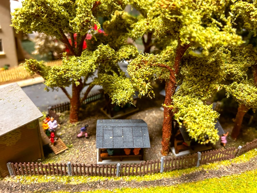 Der Bahnhof mit Bffeltrnke